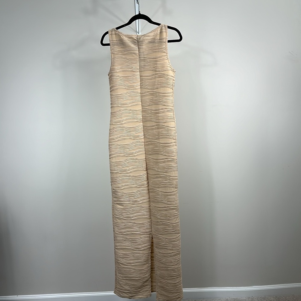 Brand new Crewneck Ruched Fitted Slit Knit Cocktail Party Outfits Size 10 - Picture 2 of 6